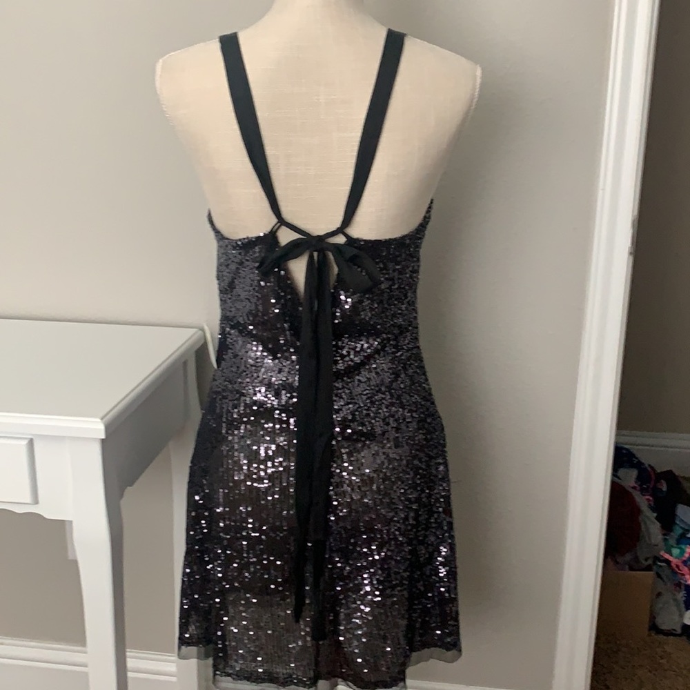 Free People Intimately sequenced black dress